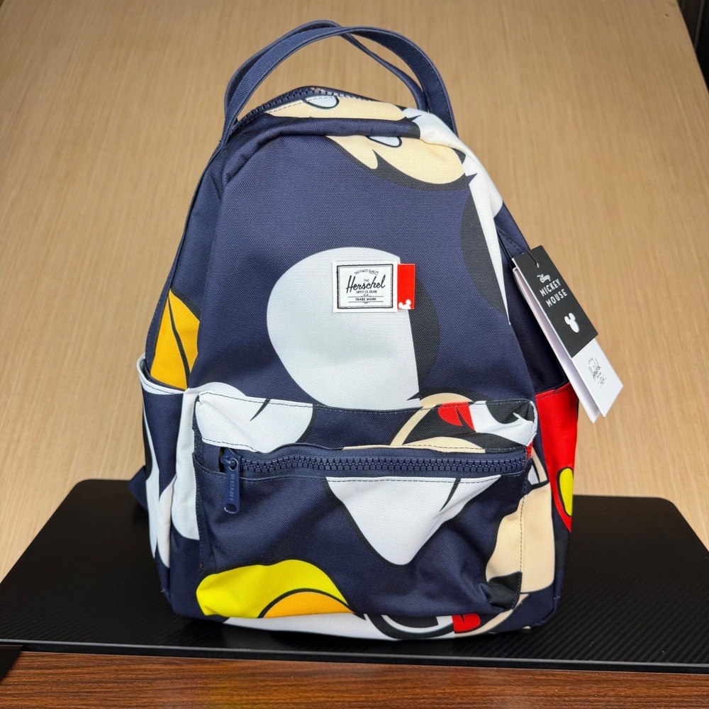 Herschel Supply Co Nova Mid Mickey Mouse Backpack Navy One Size Disney Print Bag